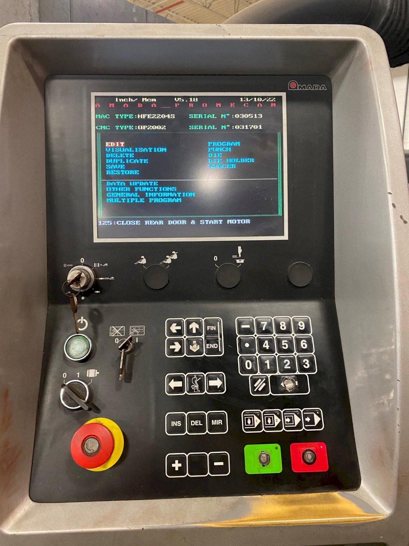 2003 Amada HFE-220-4S Hydraulic Press Brake (#4855)